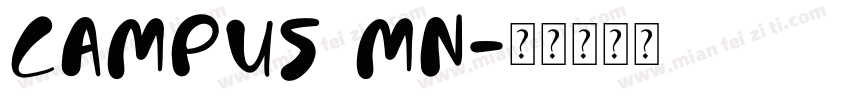 Campus MN字体转换